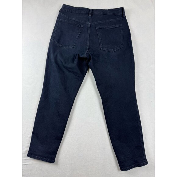 Old Navy Women's O.G. Straight Jeans High Rise Secret-Slim Pockets Blue Size 12 - Picture 2 of 10